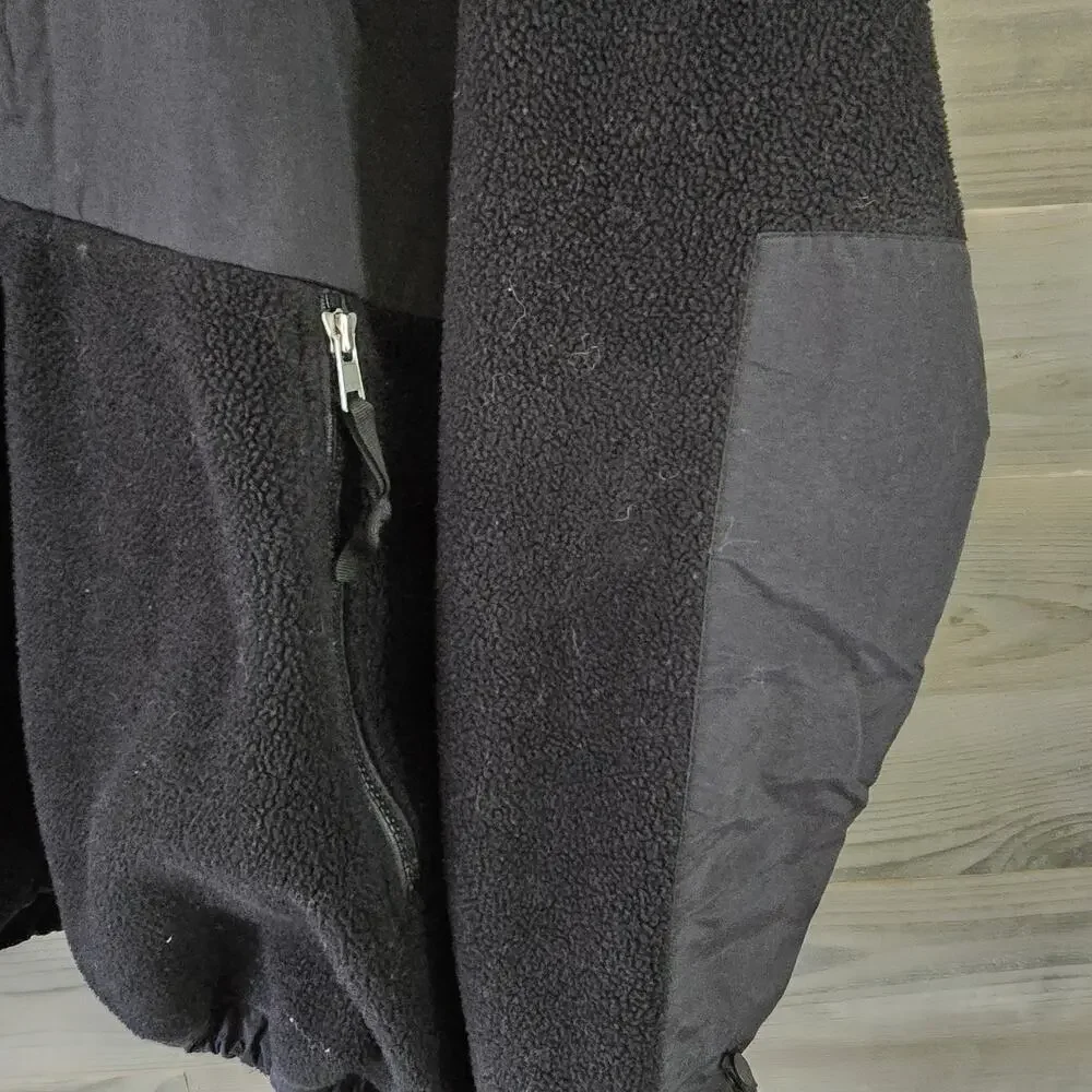 Vtg 90s The North Face Denali Jacket Mens XXL Black Polartec Fleece Full Zip